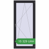 Ціноутворення Вікна 900x2000 мм REHAU Euro 70 BLACK_ULTI-MATT з двох сторін. Ціна: 15 328.83 UAH