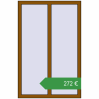 Ціноутворення Вікна 940x1450 мм REHAU Brillant-Design GOLDEN OAK з двох сторін. Ціна: €271.76