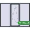 Ціноутворення Вікна 1800x1500 мм REHAU Euro 70 ANTHRACITE_GREY_STRUKTURAL з двох сторін. Ціна: 18 679.57 UAH