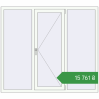 Ціноутворення Вікна 1700x1500 мм REHAU Euro 70 Білий (RAL 9016) з двох сторін. Ціна: ₴15,761.20