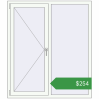 Ціноутворення Вікна 1300x1500 мм REHAU Euro 70 GOLDEN OAK ззовні. Ціна: $253.77