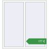 Ціноутворення Вікна 1300x1420 мм Altest Pony 375 RAL 9016 Traffic white з двох сторін. Ціна: €177.26