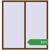 Ціноутворення Вікна 1600x1700 мм REHAU Brillant-Design WALNUT з двох сторін. Ціна: $350.74