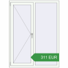 Ціноутворення Вікна 1200x1600 мм REHAU Euro 70 ANTHRACITE_GREY_STRUKTURAL ззовні. Ціна: 311.22 EUR