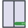 Ціноутворення Вікна 1100x1300 мм REHAU Euro 70 ANTHRACITE_GREY_STRUKTURAL з двох сторін. Ціна: $190.96