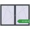 Ціноутворення Вікна 2380x1725 мм Altest Pony 375 RAL 7016 Anthracite grey з двох сторін. Ціна: ₴35,519.75