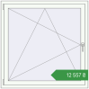 Ціноутворення Вікна 1200x1200 мм REHAU Brillant-Design Білий (RAL 9016) з двох сторін. Ціна: ₴12,556.74