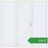 Ціноутворення Вікна 2100x2100 мм REHAU Euro 70 Білий (RAL 9016) з двох сторін. Ціна: €623.97
