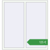 Ціноутворення Вікна 1300x1400 мм REHAU Euro 60 Білий (RAL 9016) з двох сторін. Ціна: €124.61