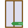 Ціноутворення Вікна 940x1450 мм REHAU Brillant-Design GOLDEN OAK з двох сторін. Ціна: $221.78