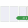 Ціноутворення Вікна 2210x1311 мм REHAU Euro 60 Білий (RAL 9016) з двох сторін. Ціна: €250.40