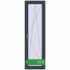 Ціноутворення Вікна 600x2000 мм REHAU Euro 70 ANTHRACITE_GREY_STRUKTURAL з двох сторін. Ціна: €291.06