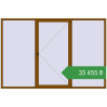 Ціноутворення Вікна 3000x2000 мм REHAU Euro 60 GOLDEN OAK з двох сторін. Ціна: ₴33,455.45
