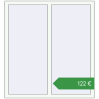 Ціноутворення Вікна 1200x1300 мм REHAU Euro 60 Білий (RAL 9016) з двох сторін. Ціна: €121.79