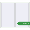 Ціноутворення Вікна 1550x1360 мм REHAU Euro 70 Білий (RAL 9016) з двох сторін. Ціна: ₴9,668.42