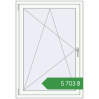 Ціноутворення Вікна 900x1300 мм REHAU Euro 60 Білий (RAL 9016) з двох сторін. Ціна: ₴5,702.88
