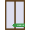 Ціноутворення Вікна 800x1200 мм REHAU Euro 70 WALNUT з двох сторін. Ціна: 165.27 EUR