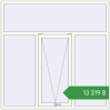 Ціноутворення Вікна 1800x1800 мм REHAU Euro 70 Білий (RAL 9016) з двох сторін. Ціна: ₴13,319.21