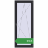 Ціноутворення Вікна 800x2000 мм REHAU SYNEGO MD BLACK_ULTI-MATT з двох сторін. Ціна: $357.64