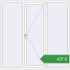 Ціноутворення Вікна 1800x1800 мм REHAU Euro 70 Білий (RAL 9016) з двох сторін. Ціна: €437.46