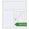 Ціноутворення Вікна 1300x1500 мм REHAU Euro 70. Ціна: 209.15 EUR