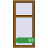 Ціноутворення Вікна 500x1100 мм REHAU Euro 60 GOLDEN OAK з двох сторін. Ціна: $82.53