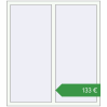 Ціноутворення Вікна 1250x1400 мм REHAU Euro 60 Білий (RAL 9016) з двох сторін. Ціна: €132.69
