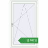 Ціноутворення Вікна 900x1500 мм REHAU SYNEGO MD ANTHRACITE_GREY_STRUKTURAL ззовні. Ціна: ₴13,996.55