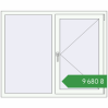 Ціноутворення Вікна 1350x1100 мм REHAU Euro 70 Білий (RAL 9016) з двох сторін. Ціна: ₴9,680.33