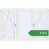 Ціноутворення Вікна 2080x1360 мм REHAU Euro 70 ANTHRACITE_GREY_STRUKTURAL ззовні. Ціна: €478.16