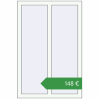 Ціноутворення Вікна 800x1200 мм REHAU Euro 70 BLACK_BROWN ззовні. Ціна: €148.49