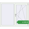Ціноутворення Вікна 1250x1050 мм REHAU Euro 60 Білий (RAL 9016) з двох сторін. Ціна: ₴6,532.04