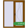 Ціноутворення Вікна 1100x1400 мм REHAU Euro 70 GOLDEN OAK з двох сторін. Ціна: ₴13,495.06