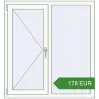 Ціноутворення Вікна 1110x1190 мм REHAU Euro 60. Ціна: 178.22 EUR