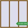 Ціноутворення Вікна 1800x1800 мм REHAU Euro 70 GOLDEN OAK з двох сторін. Ціна: 18 403.75 UAH