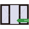Ціноутворення Вікна 1800x1300 мм REHAU Brillant-Design BLACK_BROWN з двох сторін. Ціна: $450.93