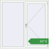 Ціноутворення Вікна 1500x1500 мм REHAU Euro 70 WALNUT ззовні. Ціна: €347.01