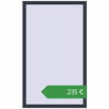 Ціноутворення Вікна 900x1500 мм REHAU SYNEGO MD ANTHRACITE_GREY_STRUKTURAL з двох сторін. Ціна: €235.38