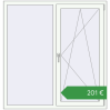 Ціноутворення Вікна 1380x1440 мм REHAU Euro 60 Білий (RAL 9016) з двох сторін. Ціна: €200.65