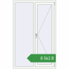 Ціноутворення Вікна 1100x1750 мм REHAU Euro 60 Білий (RAL 9016) з двох сторін. Ціна: ₴8,562.08