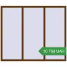 Ціноутворення Вікна 1860x1560 мм REHAU Euro 60 WALNUT з двох сторін. Ціна: 10 768.18 UAH