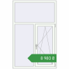 Ціноутворення Вікна 1100x1700 мм REHAU Euro 60 Білий (RAL 9016) з двох сторін. Ціна: ₴8,979.81