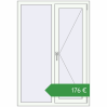 Ціноутворення Вікна 1000x1450 мм REHAU Euro 60 Білий (RAL 9016) з двох сторін. Ціна: €176.06