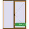 Ціноутворення Вікна 2000x2400 мм REHAU Brillant-Design GOLDEN OAK з двох сторін. Ціна: ₴45,923.71
