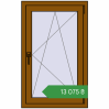 Ціноутворення Вікна 650x1050 мм REHAU Brillant-Design GOLDEN OAK з двох сторін. Ціна: ₴13,074.78