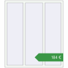 Ціноутворення Вікна 1400x1600 мм REHAU Euro 60 Білий (RAL 9016) з двох сторін. Ціна: €183.50