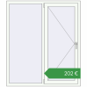 Ціноутворення Вікна 1300x1500 мм REHAU Euro 60 Білий (RAL 9016) з двох сторін. Ціна: €202.05