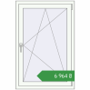 Ціноутворення Вікна 800x1200 мм REHAU Brillant-Design Білий (RAL 9016) з двох сторін. Ціна: ₴6,964.42