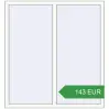 Ціноутворення Вікна 1300x1400 мм REHAU Euro 70 Білий (RAL 9016) з двох сторін. Ціна: 143.04 EUR