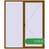 Ціноутворення Вікна 2000x2400 мм REHAU Brillant-Design GOLDEN OAK з двох сторін. Ціна: €1,109.87